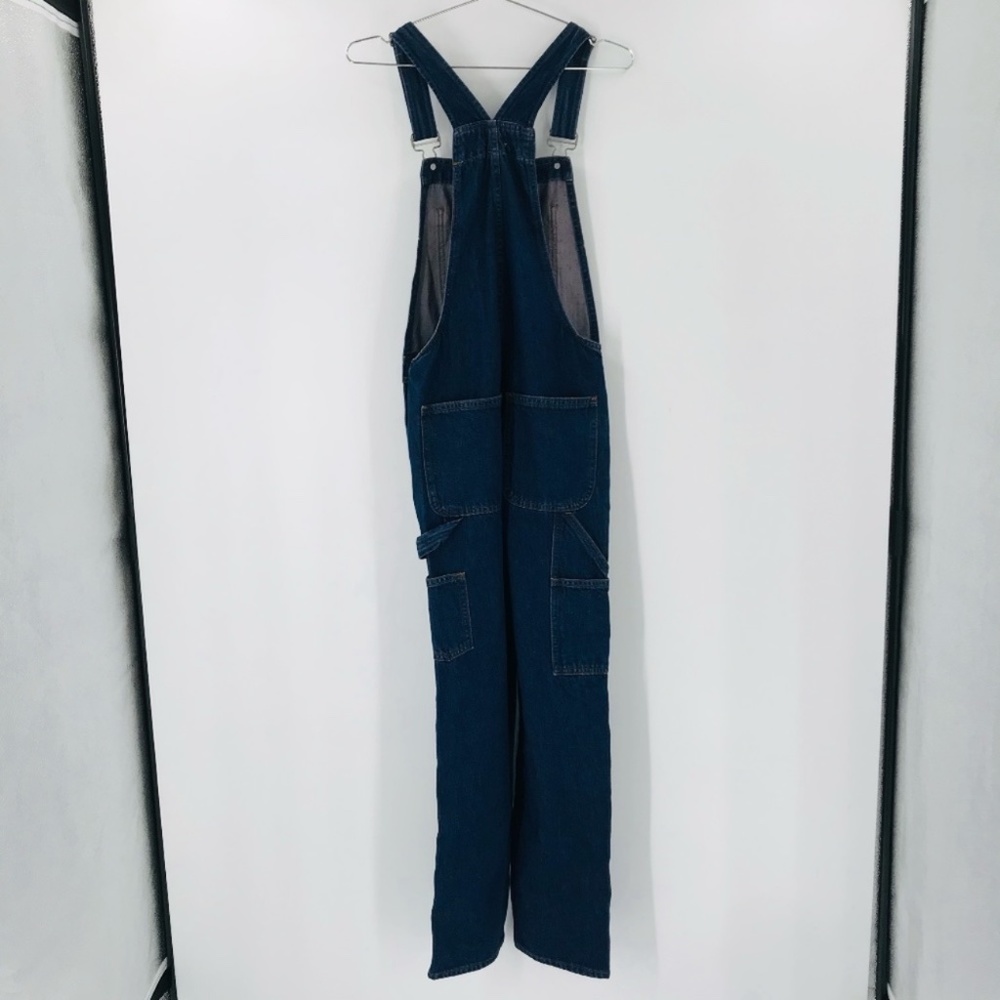 Sunday Best Utility Cargo Denim Straight Leg Overalls Size XXS - Picture 10 of 10